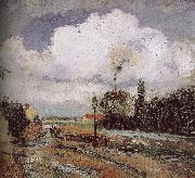 Camille Pissarro Metaponto pier Schwarz Sweden oil painting artist